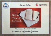 targa pemio salva lingua locale